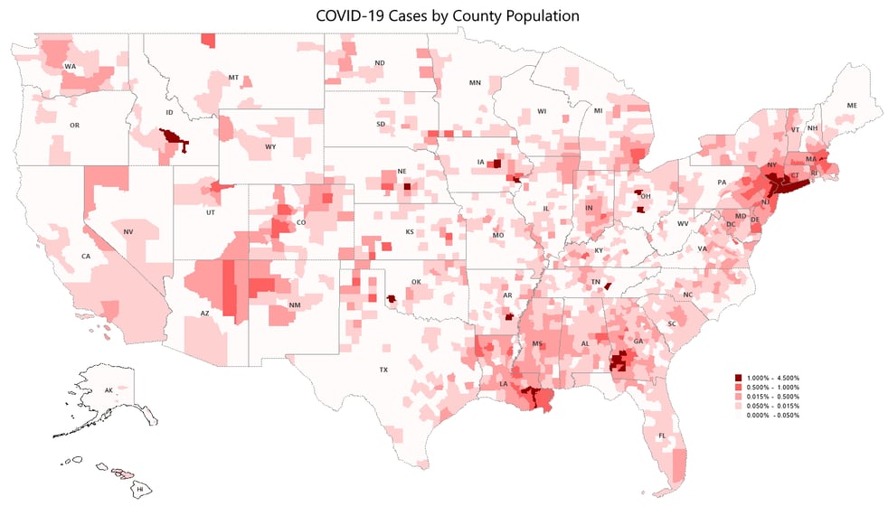 COVID19 by county - SiteSeer data analysis